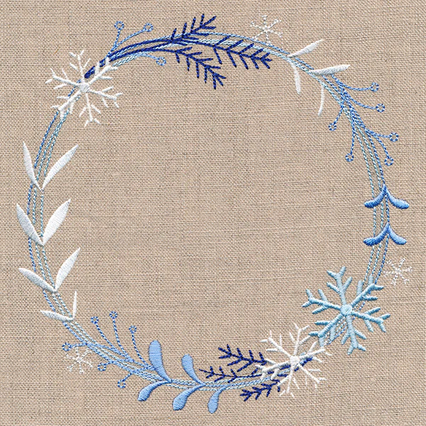 Frosted Winter Wreath - Image 3