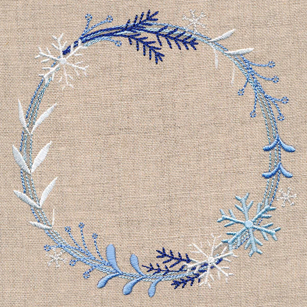 Frosted Winter Wreath - Image 4