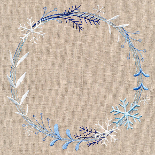 Frosted Winter Wreath - Image 6
