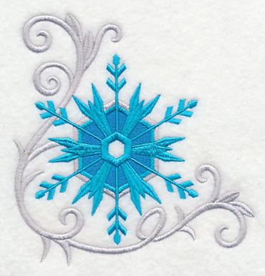Frosty Filigree Snowflake Corner - Image 2