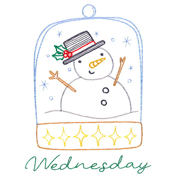 Frosty Snowglobe on Wednesday