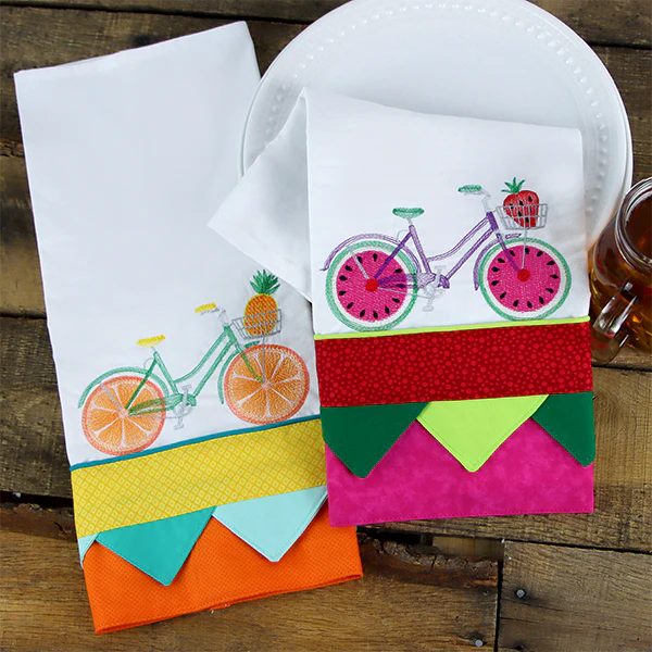 Fruit and Flowers Bicycle - Orange - Image 10