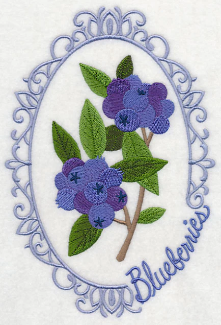 Fruit Cameo - Blueberries - Image 2
