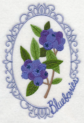 Fruit Cameo - Blueberries - Image 4