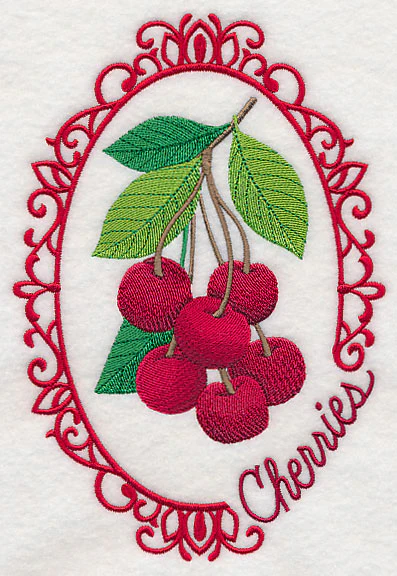 Fruit Cameo - Cherries - Image 3