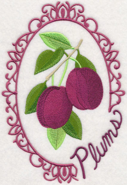 Fruit Cameo - Plums - Image 2