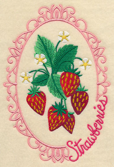 Fruit Cameo - Strawberries - Image 3