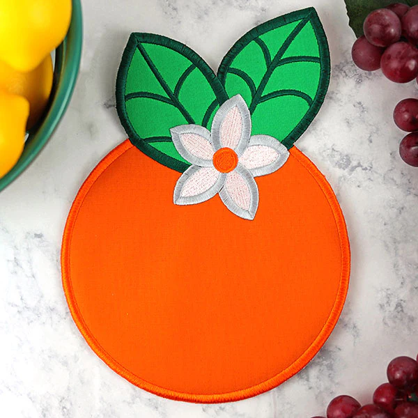 Fruit Trivet - Orange (In-the-Hoop) - Image 7