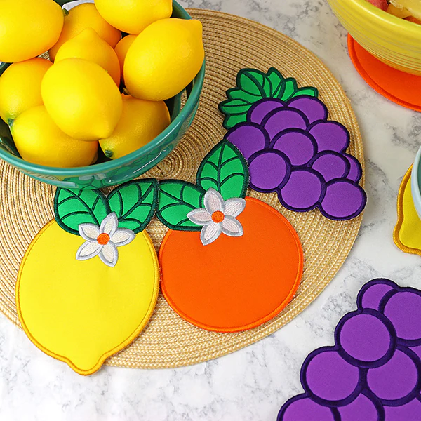 Fruit Trivets
(In-the-Hoop) Design Pack - Image 3