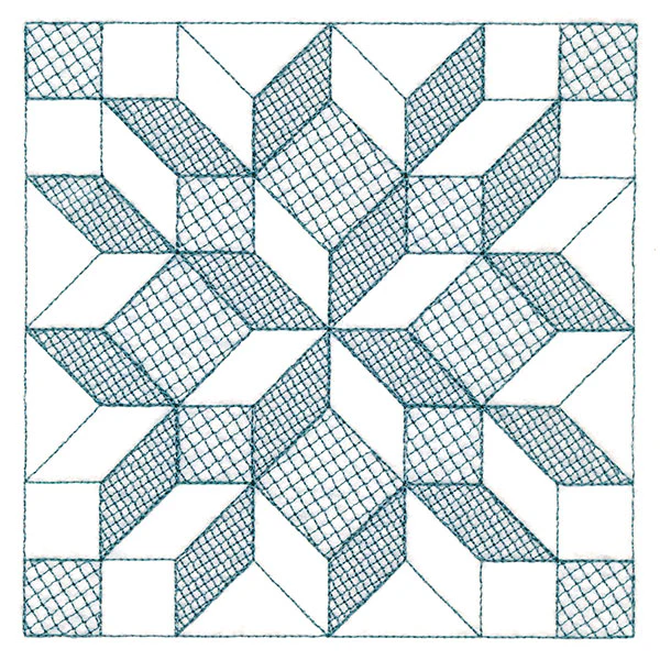 Fun on the Farm Quilting - Carpenter Star Square (Trapunto) - Image 39