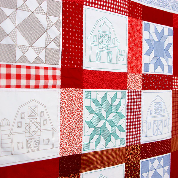 Fun on the Farm Quilting - Girls Favorite Square (Trapunto) - Image 3