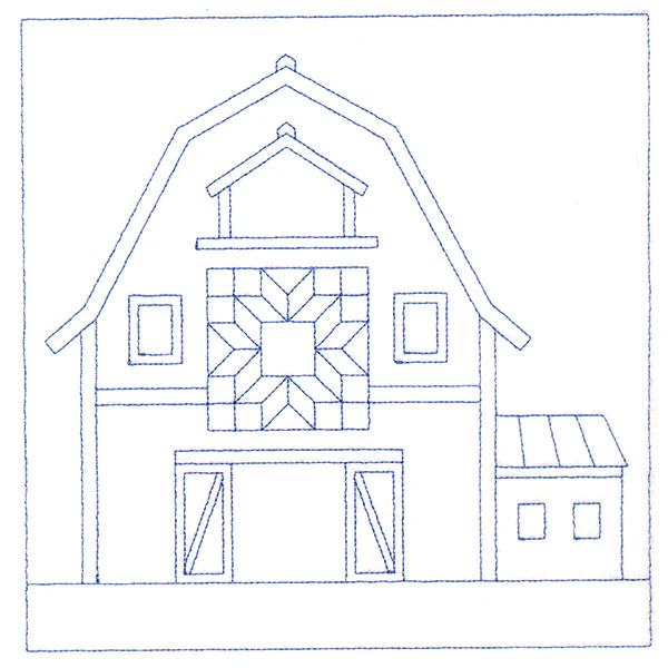 Fun on the Farm Quilting - Merry Kite Barn (Double Run)