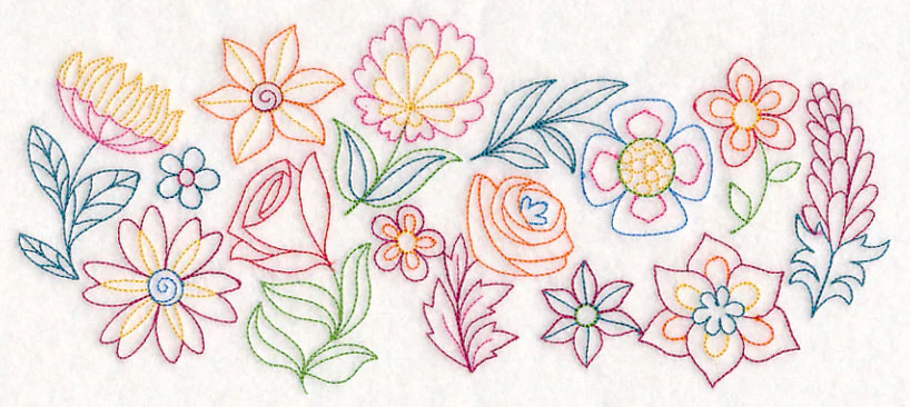 Funky Floral Horizontal Spray - Image 5
