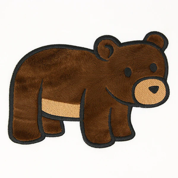 Fuzzy Woodland Bear (Applique) - Image 4