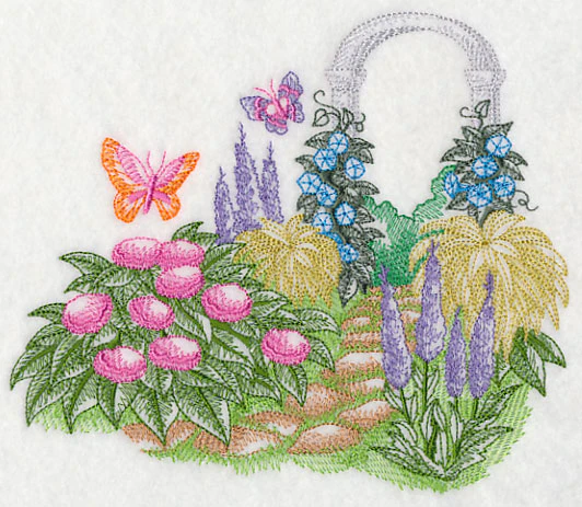 Garden Archway Serenity (Toile) - Image 2