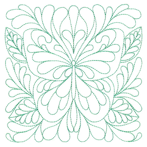 Garden Delights Butterfly Quilting Square (Double Run) - Image 4