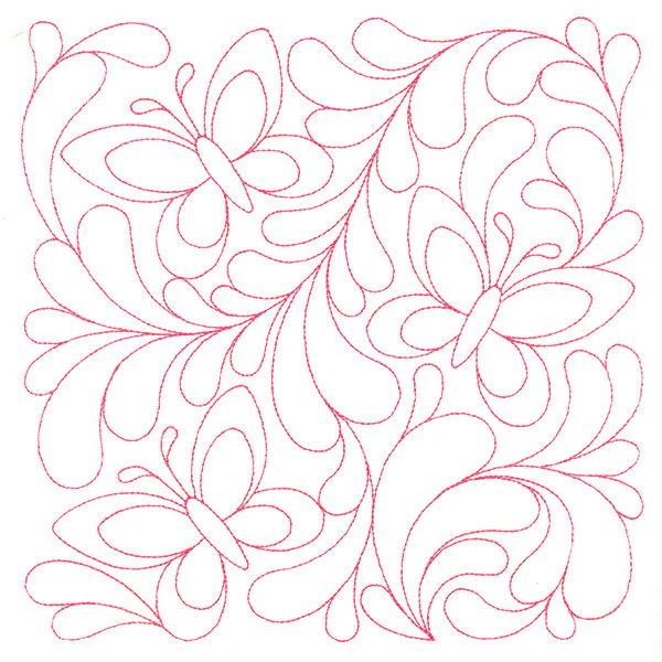 Garden Delights Kaleidoscope Quilting Square (Double Run)