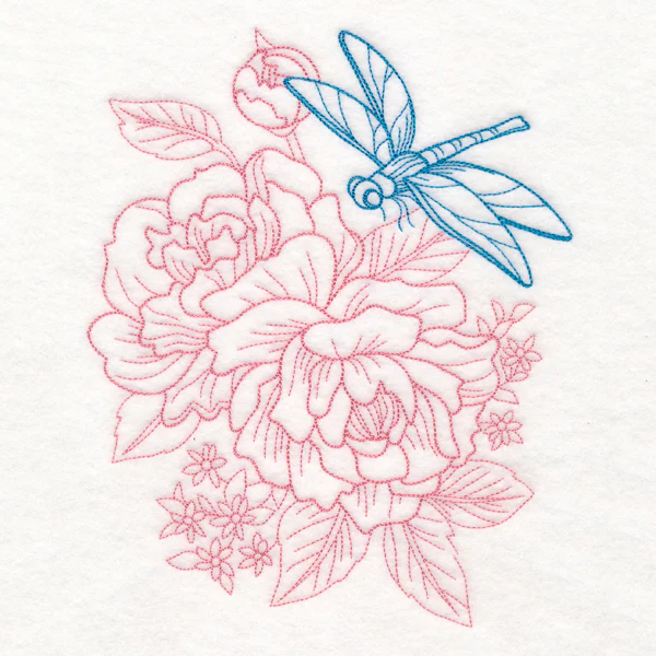 Garden Dragonfly Etching - Image 2