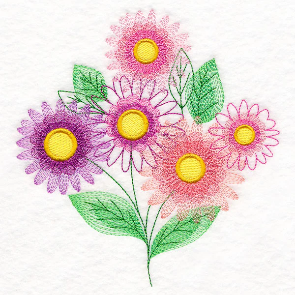 Garden Flower Bouquet - Gerbera Daisies - Image 3