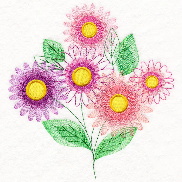 Garden Flower Bouquet - Gerbera Daisies - Image 5