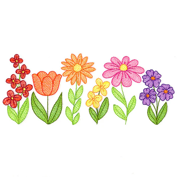 Garden Flowers in Bloom Border - Image 3