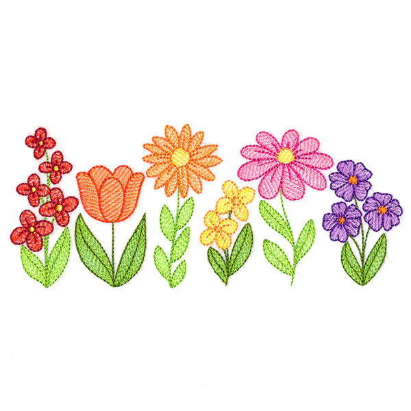 Garden Flowers in Bloom Border - Image 4