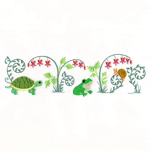 Garden Friends and Flowers Border - Image 2