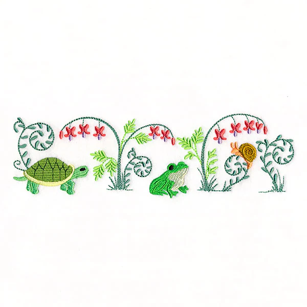 Garden Friends and Flowers Border - Image 3