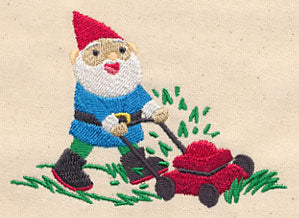 Garden Gnome Mowing - Image 3