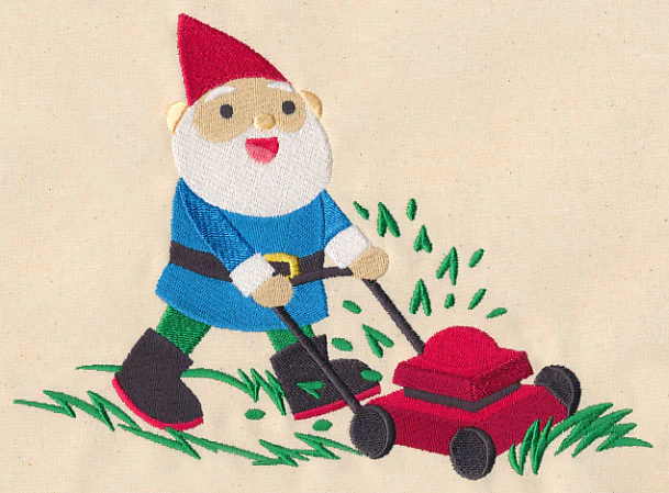 Garden Gnome Mowing - Image 4