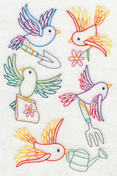 Gardening Birds (Vintage) - Image 3