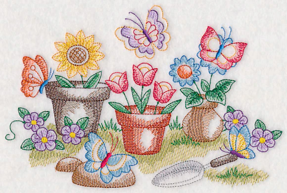 Gardening Flower Pots (Toile) - Image 3