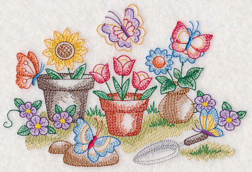 Gardening Flower Pots (Toile) - Image 4