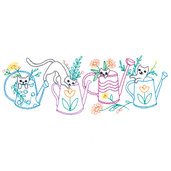 Gardening With Cats Border - Image 4