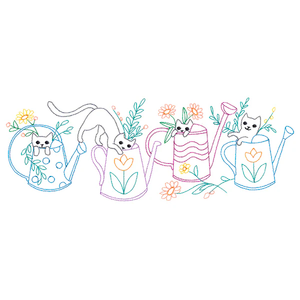 Gardening With Cats Border - Image 5
