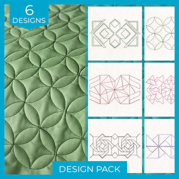 Geometric Patterns (Edge-to-Edge Quilting) Design Pack - Image 11