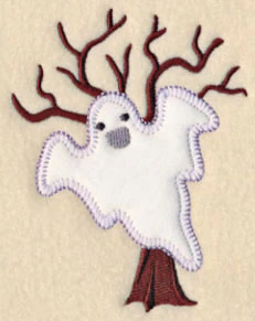 Ghost and Tree (Heirloom Applique) - Image 3