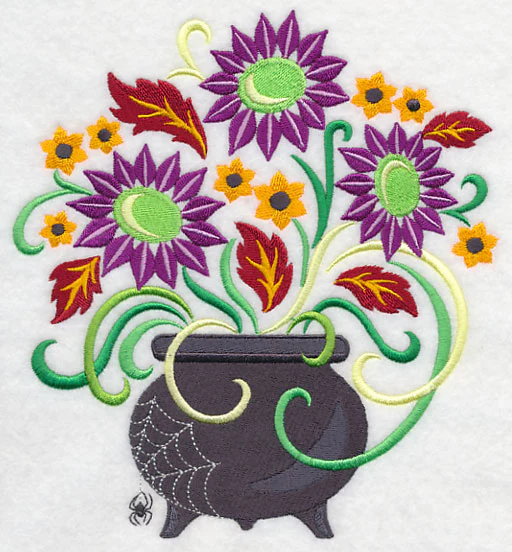Ghoulish Blooms in Cauldron - Image 4
