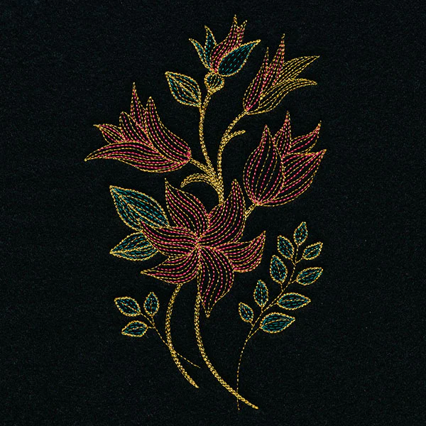Gilded Autumn Flower Spray - Image 4