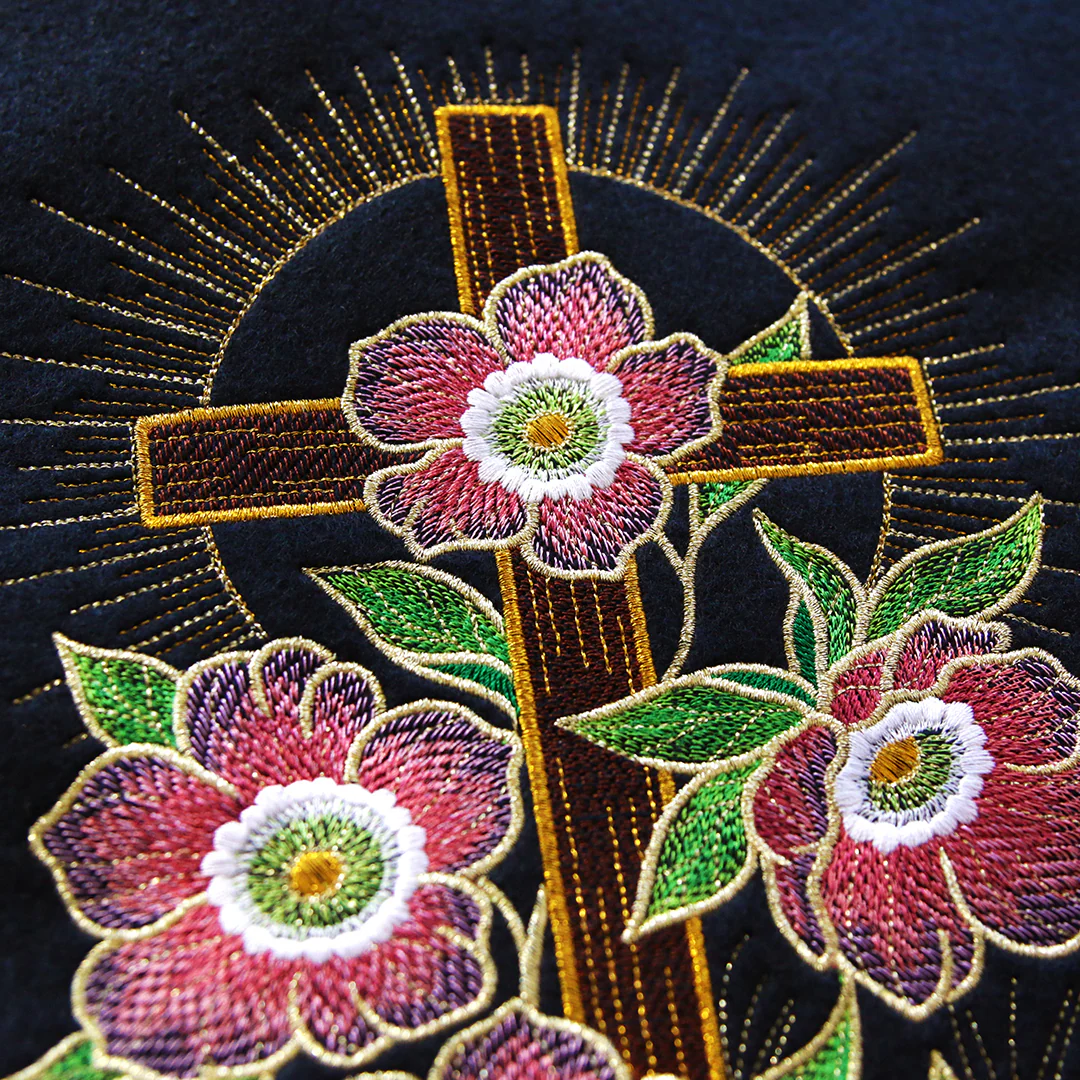 Gilded Easter Cross & Lenten Roses - Image 18