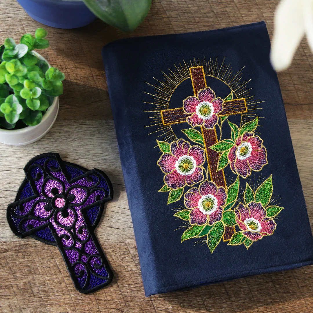 Gilded Easter Cross & Lenten Roses - Image 19