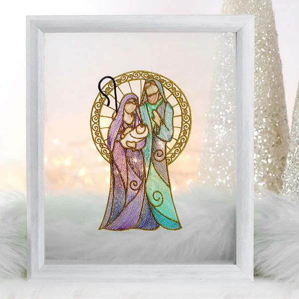 Gilded Holy Family
