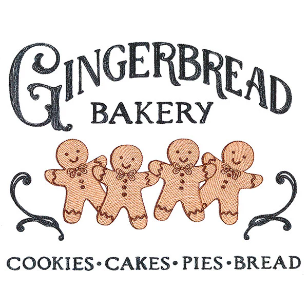 Gingerbread Bakery Market Sign - Image 4