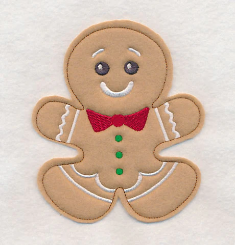 Gingerbread Boy (Crafty Cut Applique) - Image 2