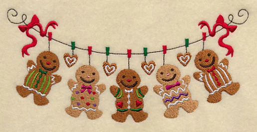 Gingerbread Cookie Clothesline - Image 3