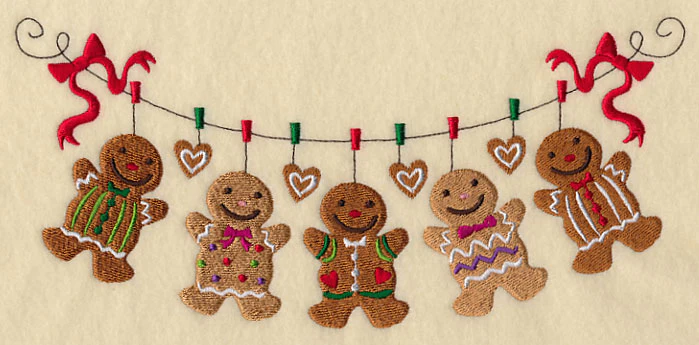 Gingerbread Cookie Clothesline - Image 4
