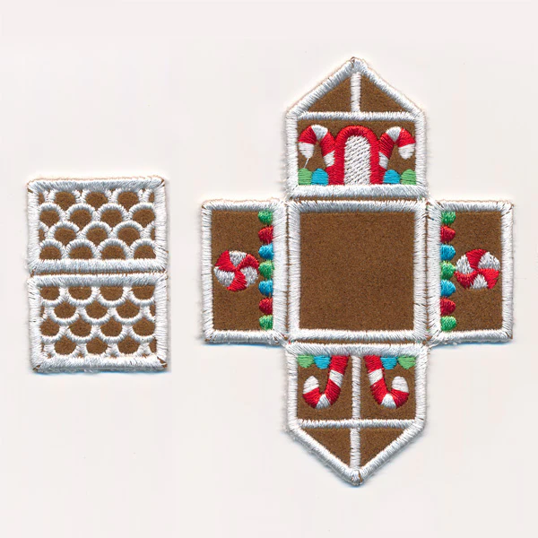 Gingerbread House Pincushion (In-the-Hoop) - Image 6