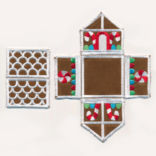 Gingerbread House Pincushion (In-the-Hoop) - Image 8