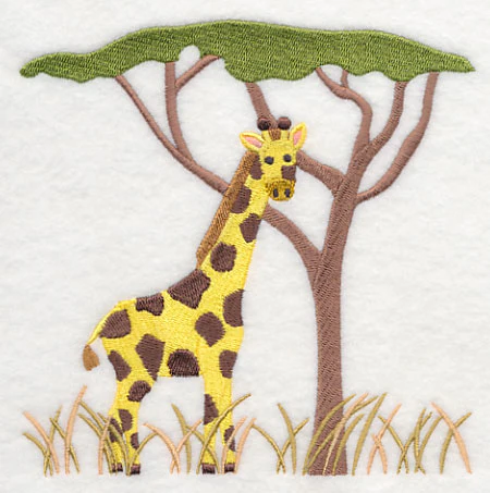 Giraffe and Acacia Tree - Image 3