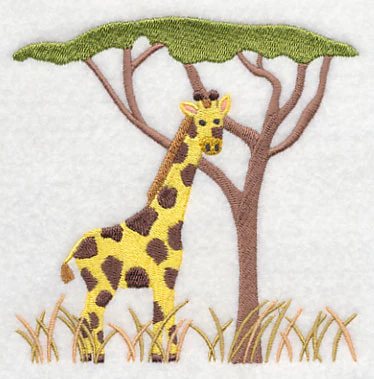 Giraffe and Acacia Tree - Image 4